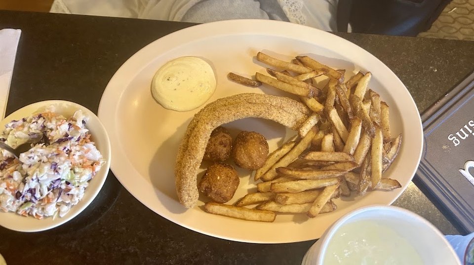 Fried Catfish with French Fries